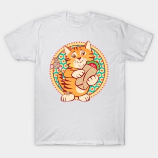 Burrito Cat and Mouse T-Shirt